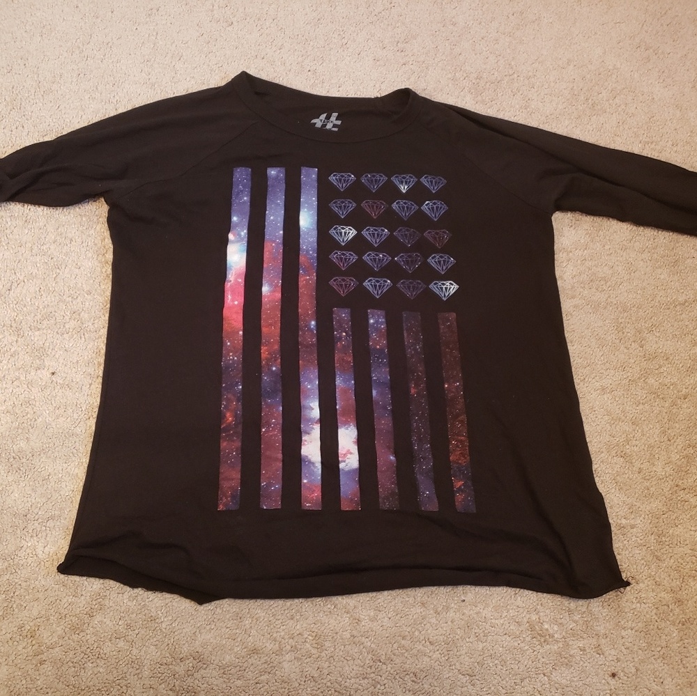 Diamond baseball tee